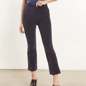 SPRWMN Women’s Navy Corduroy Crop Flare Pants